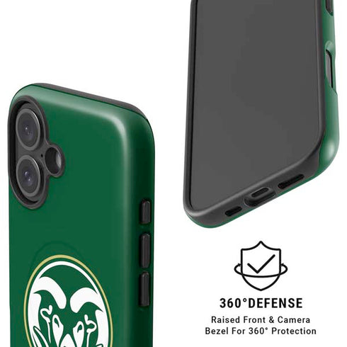 Colorado State University CSU Rams Logo iPhone 16 Plus Magsafe Impact Case